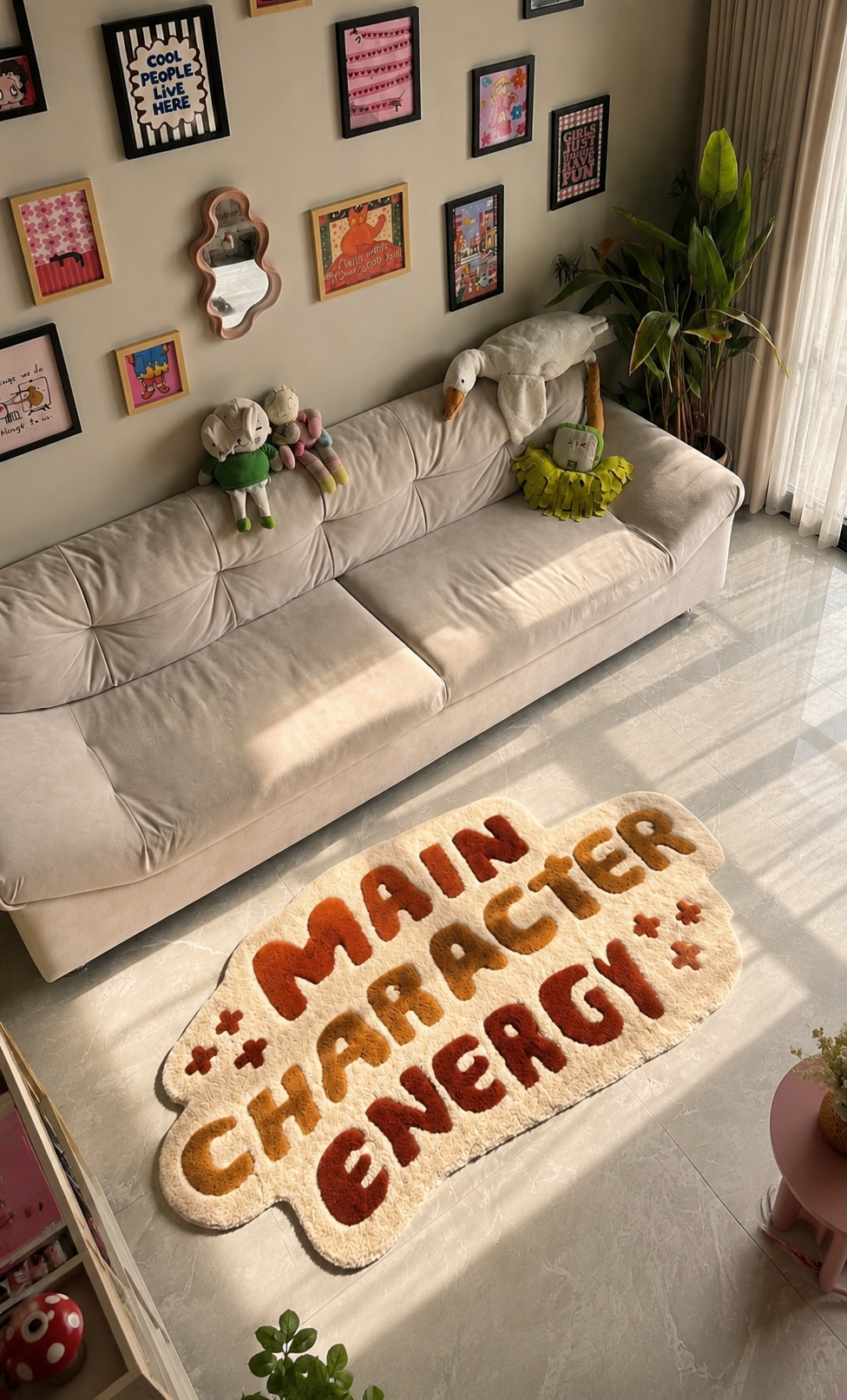 MAIN CHARACTER ENERGY  RUG