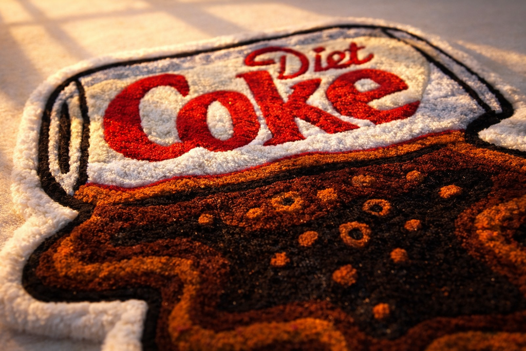 Diet Coke Spill Rug